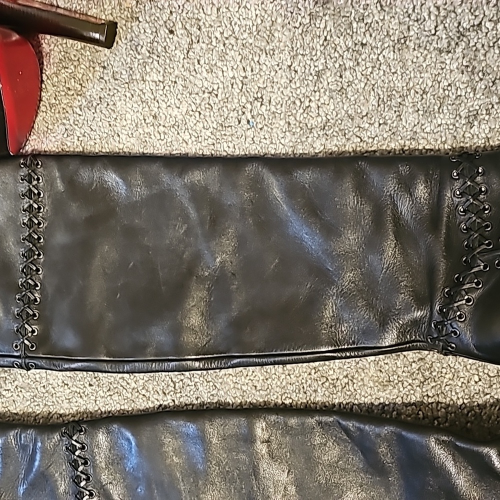 Christian louboutin black thigh high boots - Picture 13 of 16